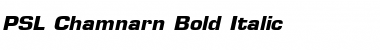 Download PSL-Chamnarn Bold Italic Font