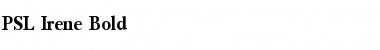 Download PSL-Irene Bold Font Title Preview