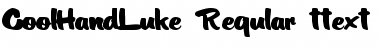 Download CoolHandLuke Regular Font Title Preview