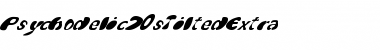 Download Psychodelic70sTiltedExtra Regular Font Title Preview