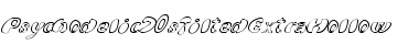 Download Psychodelic70sTiltedExtraHollow Regular Font Title Preview