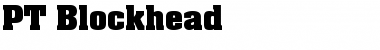 Download PT Blockhead Normal Font Title Preview