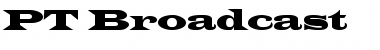 Download PT Broadcast Normal Font Title Preview
