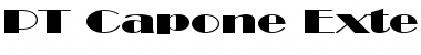 Download PT Capone Extended Normal Font Title Preview