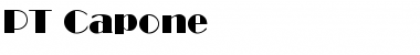 Download PT Capone Normal Font Title Preview