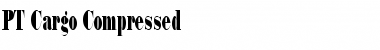 Download PT Cargo Compressed Normal Font Title Preview