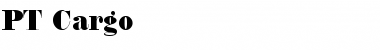 Download PT Cargo Normal Font Title Preview