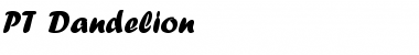 Download PT Dandelion Normal Font Title Preview