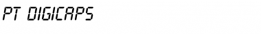 Download PT DigiCaps Normal Font Title Preview