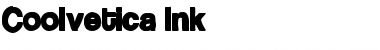 Download Coolvetica Ink Regular Font Title Preview