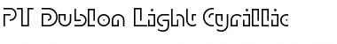 Download DublonLightC Regular Font Title Preview