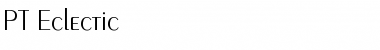 Download PT Eclectic Normal Font Title Preview