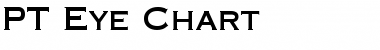 Download PT Eye Chart Normal Font Title Preview