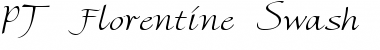 Download PT Florentine Swash Caps Regular Font Title Preview