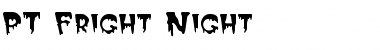 Download PT Fright Night Normal Font Title Preview