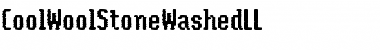 Download CoolWoolStoneWashedLL Medium Font Title Preview