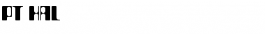 Download PT HAL Normal Font Title Preview