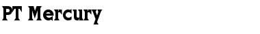 Download PT Mercury Normal Font Title Preview