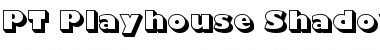 Download PT Playhouse Shadow Normal Font Title Preview
