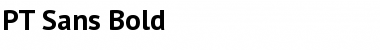 Download PT Sans Bold Font Title Preview