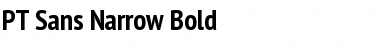 Download PT Sans Narrow Bold Font Title Preview