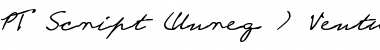 Download PT Script (Unreg.) Ventus Regular Font Title Preview