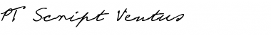 Download PT Script Ventus Regular Font Title Preview