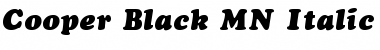 Download Cooper  Black MN Black Italic Font Title Preview