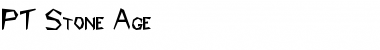 Download PT Stone Age Normal Font Title Preview