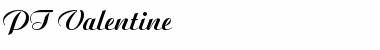 Download PT Valentine Normal Font Title Preview