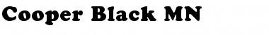 Download Cooper Black MN Black Font Title Preview