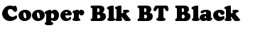 Download Cooper Blk BT Black Font