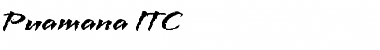 Download Puamana ITC Regular Font Title Preview