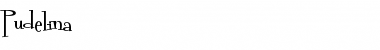 Download Pudelina Regular Font Title Preview