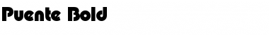 Download Puente Bold Font Title Preview