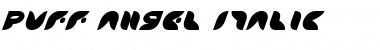 Download Puff Angel Italic Italic Font Title Preview