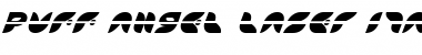 Download Puff Angel Laser Italic Laser Italic Font Title Preview