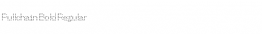 Download Pullchain Bold Regular Font Title Preview