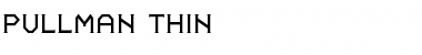 Download Pullman Thin Font Title Preview