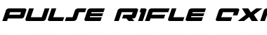 Download Pulse Rifle Expanded Italic Expanded Italic Font Title Preview