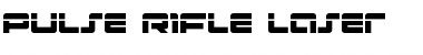 Download Pulse Rifle Laser Regular Font Title Preview