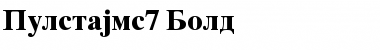 Download Pulstajms7 Bold Font Title Preview
