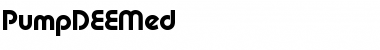 Download PumpDEEMed Regular Font Title Preview