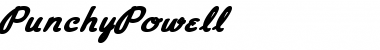 Download PunchyPowell Regular Font Title Preview