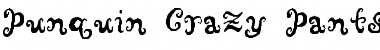 Download Punquin Crazy Pants Regular Font Title Preview