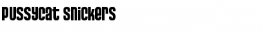 Download Pussycat Snickers Font Title Preview