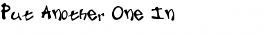 Download Put Another One In Regular Font Title Preview