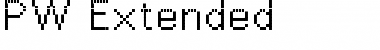 Download PW Extended Regular Font Title Preview