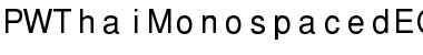 Download PWThaiMonospacedEG Regular Font Title Preview