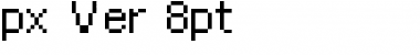 Download px Ver 8pt Regular Font Title Preview